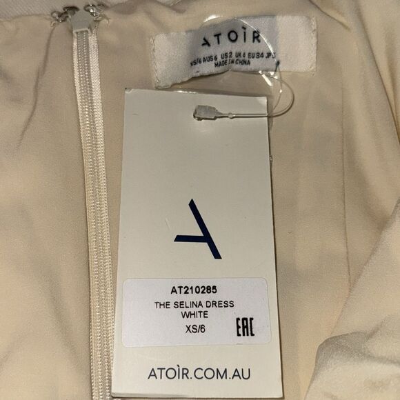 NWT Atoir The Selina Dress in White Revolve XS - Picture 12 of 14